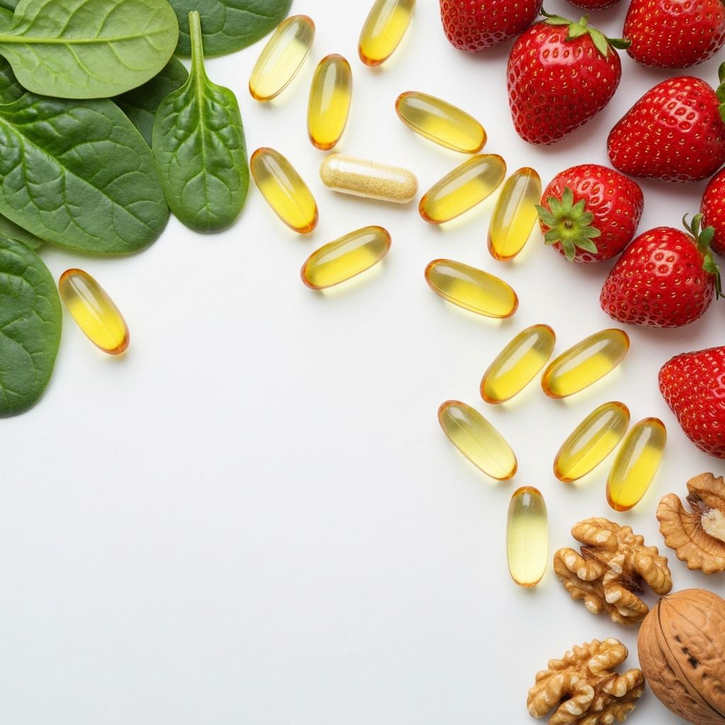 Natural vitamin capsules